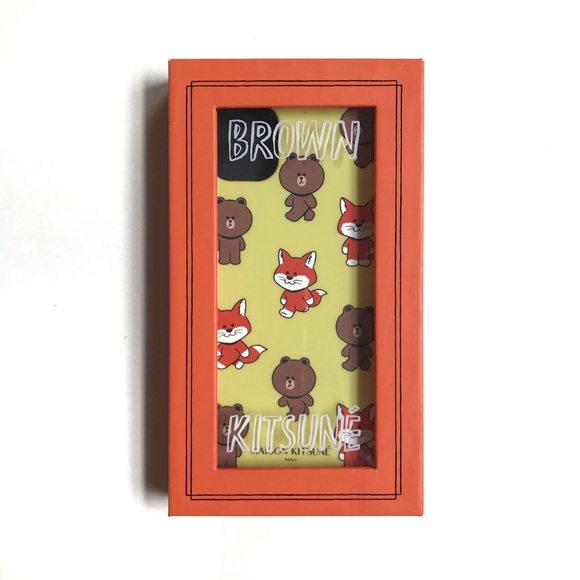 Maison Kitsune x LINE Friends Yellow iPhone 11 Case - Picture 3 of 5